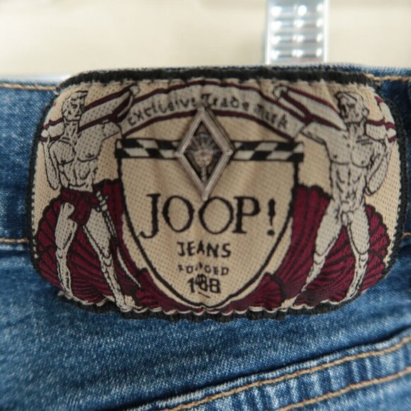 Vintage Joop! Jeans Style C47 Stretch Blue Denim High Waist Y2K Women's Size 8 - Picture 11 of 14